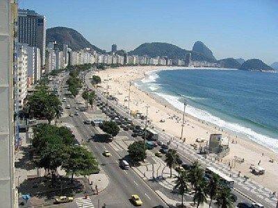 Vista Lateral Praia De Copacabana Rio de Janeiro Zewnętrze zdjęcie